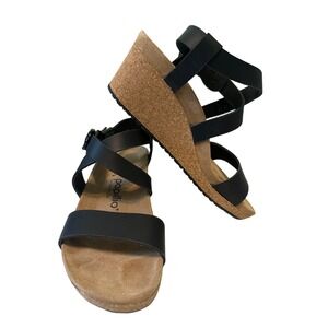 Sibyl Wedge Heel Sandal from Papillio by Birkenstock Women’s Size 8 Leather